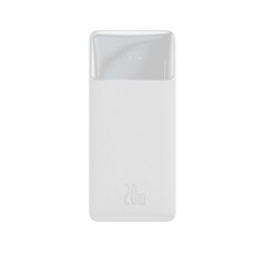 Baseus Bipow Overseas Edition Power Bank 10000mAh 20W με 2 Θύρες USB-A και Θύρα USB-C Λευκό (PPBD050502) (BASPPBD050502) έως 12 άτοκες Δόσεις