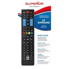 Superior Τηλεχειριστήριο Αντικατάστασης για LG/Samsung Smart - Plug & Play (SUPTRB002) (SPRSUPTRB002) έως 12 άτοκες Δόσεις