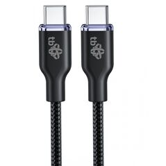Καλώδιο USB C - USB C 60W Glamour 1.5m μαύρο