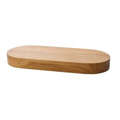Οβάλ δρύινη σανίδα 300x150x40 mm