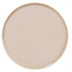 ETER Στρογγυλό επίπεδο πιάτο 28 cm, μπεζ