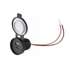 ΦΟΡΤΙΣΤΗΣ ΑΥΤΟΚΙΝΗΤΟΥ ΓΙΑ ΕΝΣΩΜΑΤΩΣΗ USB-A+TYPE-C 3,1A IP67