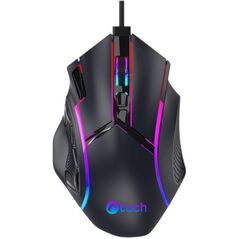 C-TECH Gaming Mouse Akali, 12800 DPI, RGB φωτισμός, USB, Μαύρο
