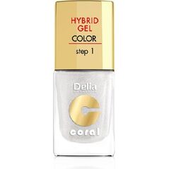 Delia LAKIER CORAL HYBRID GEL 32 BIAŁY PERŁOWY