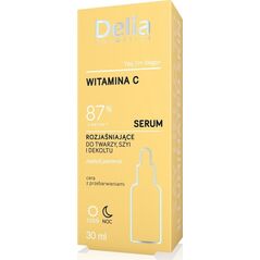 Delia Witamina C - 87% z natury - Serum rozjaśniające do twarzy, szyi i dekoltu 30ml