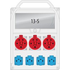 Pawbol Rozdzielnica R-BOX 380R 3x32A/5p 4x250V 13S - B.18.380-3