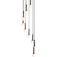 Lampa wisząca Aldex Lampa wisząca Riu 9 1117N1 Aldex kasakda balls kule czarne