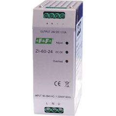 F&F Zasilacz impulsowy 230VAC/24VDC 60W 2,5A (ZI-60-24)