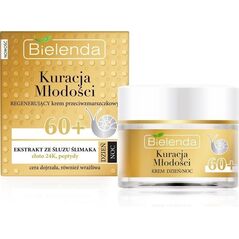 Bielenda Kuracja Młodości 60+ Regenerujący krem przeciwzmarszczkowy na dzień i noc 50ml
