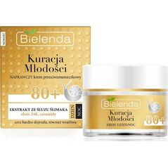 Bielenda Kuracja Młodości 80+ Naprawczy krem przeciwzmarszczkowy na dzień i noc 50ml