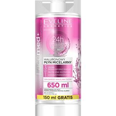 Eveline Facemed+ Hialuronowy Płyn micelarny 3w1 - cera bardzo wrażliwa i sucha 650ml