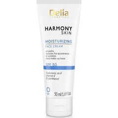 Delia Harmony Skin Krem nawilżający z filtrem SPF 50 50 ml