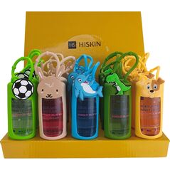 HiSkin HISKIN Antibac Hand Cleanser+ Zestaw Biobójczych Żeli do rąk - stand ekspozycyjny 5x4szt