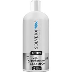 Solverx SOLVERX Active żel pod prysznic i szampon 2w1 dla mężczyzn 400ml