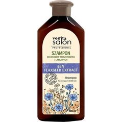 Venita VENITA Salon Professional Szampon z Lnem do włosów zniszczonych i łamliwych 500 ml