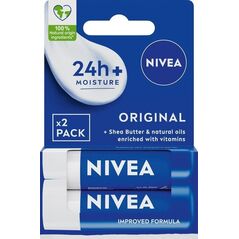 NIVEA Lip Care DUO Ochronna pomadka do ust Orginal 4.8g x2