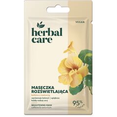 HERBAL CARE Vegan Rozświetlająca Maseczka na twarz - Kofeina z Nasturcją 7 g