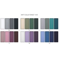 REVERS Zestaw Cienie do powiek Gallant Matt Set III P 1 op. - 12 szt.