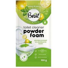 BRAIT Wulkan Pieniący proszek do czyszczenia toalet Lemon & Basil 100 g