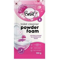 BRAIT Wulkan Pieniący proszek do czyszczenia toalet Cotton Flower 100 g