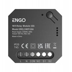 EREL-16WiFi - Smart Relay - Έξυπνο ρελέ WiFi, για το σύστημα ENGO Smart, 1x16A, NO-COM