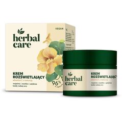 HERBAL CARE Vegan Krem rozświetlający z Witaminą C i Nasturcją dla każdej cery - na dzień i noc 50 ml