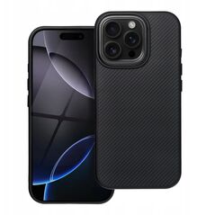 Κάλυμμα Mag Carbon Elite συμβατό με MagSafe ταιριάζει στο IPHONE 15 PLUS μαύρο