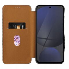 Θήκη FOLIO Side Magnet για SAMSUNG S25 PLUS καφέ