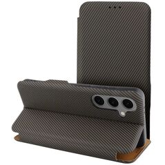 Θήκη FOLIO Side Magnet συμβατή με S-PEN για SAMSUNG S25 ULTRA καφέ