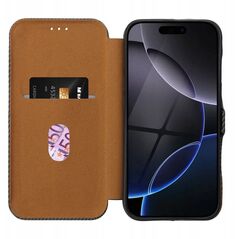 Θήκη FOLIO Side Magnet για IPHONE 16 PLUS καφέ
