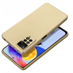 Θήκη METALLIC για XIAOMI Redmi NOTE 14 Pro 5G χρυσό