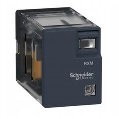 Ρελέ SCHNEIDER Harmony RXM2LB2BD μινιατούρα zelio RXM2l LED 24V DC, 5A, 2 επαφές C/O μαύρο