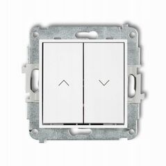 Διακόπτης περσίδων Karlik Mini 25MWP-8 λευκό ματ