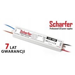 Prescot Σκληρός SCH-18-12 τροφοδοτικό LED στεγανό 12V 18W λευκό