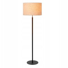Φωτιστικό δαπέδου Lucide Maya 45709/81/38 1x40W E27 κρεμ/μαύρο