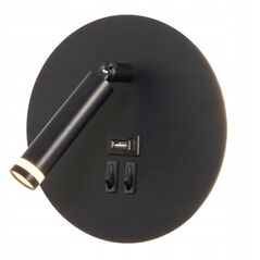 LVT Piero 1365 απλίκα τοίχου 1x35W G9 1x7W LED 4000K 420 lm μαύρο