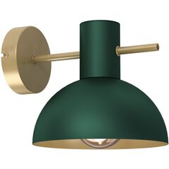 Φωτιστικό τοίχου Luminex Estate 4368 kinkiet 1x15W E27 πράσινο/χρυσό
