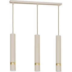 Luminex Ρένο 9516 κρεμαστό φωτιστικό 3x8W GU10 μπεζ/χρυσό