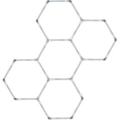 Light Prestige Γεωμετρικό LP-0109/5C 4K πλαφονιέρα 5x160W LED 4000K 18400 lm λευκό