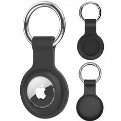 Θήκη AirTag Σιλικόνης (μπρελόκ) BLACK / CZARNE