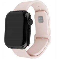Σιλικόνη λουράκι smartwatch Fixed, Apple Watch 42 / 44 / 45 mm, ροζ