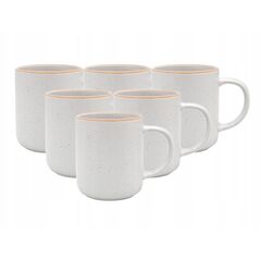 Σετ πορσελάνινες κούπες ARTENA WHITE 6X400ML