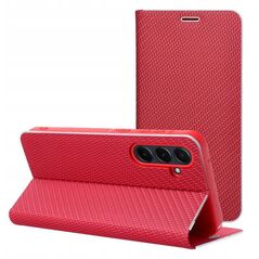 Θήκη LUNA Book Carbon για SAMSUNG A56 5G κόκκινο