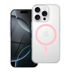Drop Glue Colorful Ring Mag Cover συμβατό με MagSafe ταιριάζει στο IPHONE 13 MINI ροζ