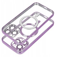 Θήκη ELECTRO MAG COVER συμβατή με MagSafe για IPHONE SE 2025 μωβ