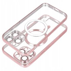 Θήκη ELECTRO MAG COVER συμβατή με MagSafe για IPHONE SE 2025 ροζ