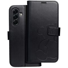Θήκη Kabura MEZZO Book για IPHONE 16e (SE 4 2025) teddy bear μαύρο