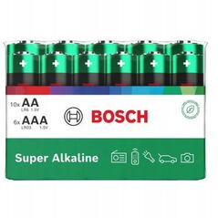 ΜΠΑΤΑΡΙΑ BOSCH 10ΤΜΧ AA + 6ΤΜΧ AAA SUPER ΑΛΚΑΛΙΚΗ LR610LR036SAF/00