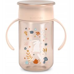 SUAVINEX - 402790-ΚΥΠΕΛΛΟ ΕΚΠΑΙΔΕΥΣΗΣ 360* 340ML/ΧΩΡΙΣ ΔΙΑΡΡΟΗ/12M+/ΡΟΖ/WONDERLAND
