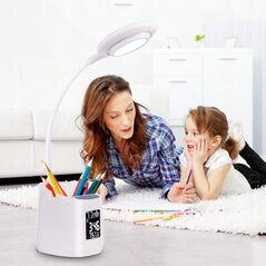 K711O LAMPKA BIURKOWA ORGANIZER  ZEGAR    TEMPERATURA